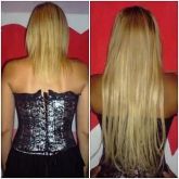 Cabelo Humano Em tic tac (Loiro)